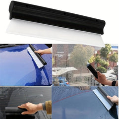 Silicone Straight Strip Scraper Car Windshield Cleaning Squeegee
