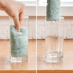 10pcs Microfiber Towel Absorbent Kitchen Cleaning Cloth Non stick Dish Towel Rag