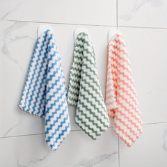 10pcs Microfiber Towel Absorbent Kitchen Cleaning Cloth Non stick Dish Towel Rag