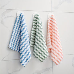 10pcs Microfiber Towel Absorbent Kitchen Cleaning Cloth Non stick Dish Towel Rag