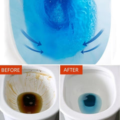 6pcs Toilet Bowl Cleaner Tablets Automatic Descale Deodorize Septic Tank