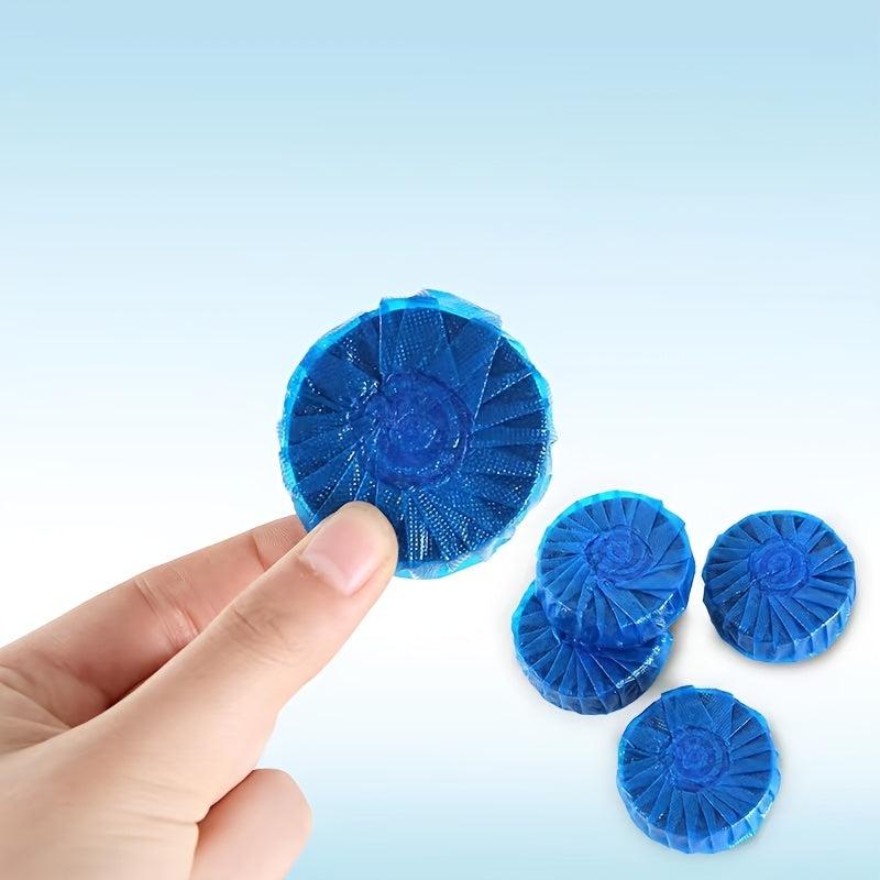 6pcs Toilet Bowl Cleaner Tablets Automatic Descale Deodorize Septic Tank