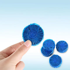 6pcs Toilet Bowl Cleaner Tablets Automatic Descale Deodorize Septic Tank