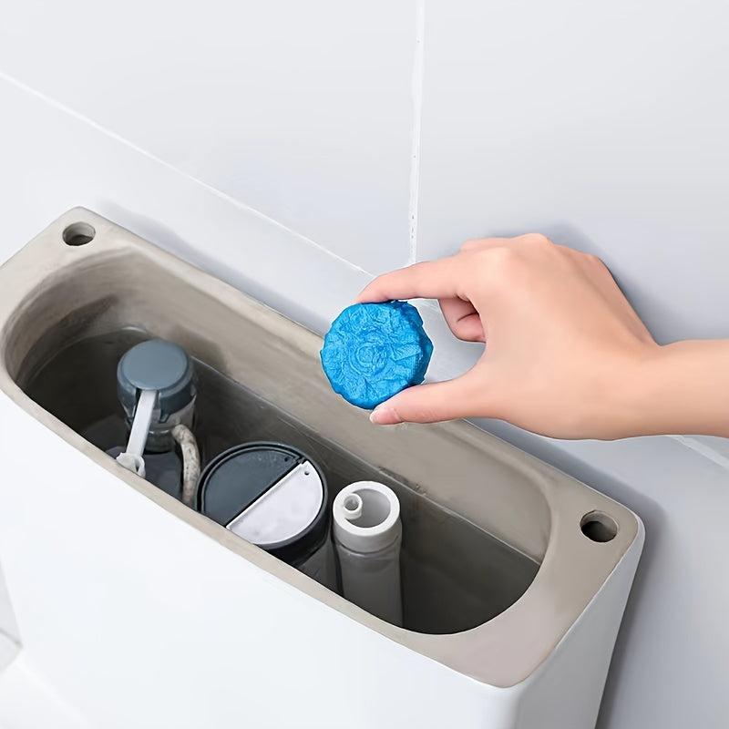 6pcs Toilet Bowl Cleaner Tablets Automatic Descale Deodorize Septic Tank