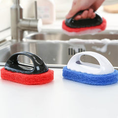 Heavy Duty Kitchen Sponge Brush for Sink & Dishwashing Scrubbing