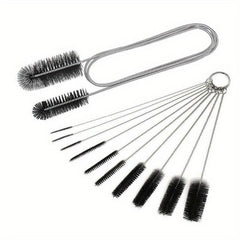 11pcs Nylon Cleaning Brush Set Waterproof Durable Kitchen Bathroom