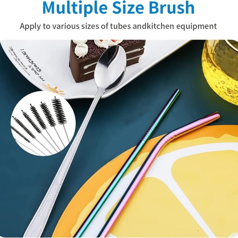 11pcs Nylon Cleaning Brush Set Waterproof Durable Kitchen Bathroom