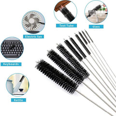 11pcs Nylon Cleaning Brush Set Waterproof Durable Kitchen Bathroom