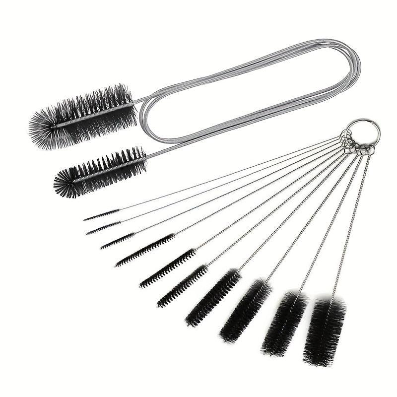11pcs Nylon Cleaning Brush Set Waterproof Durable Kitchen Bathroom
