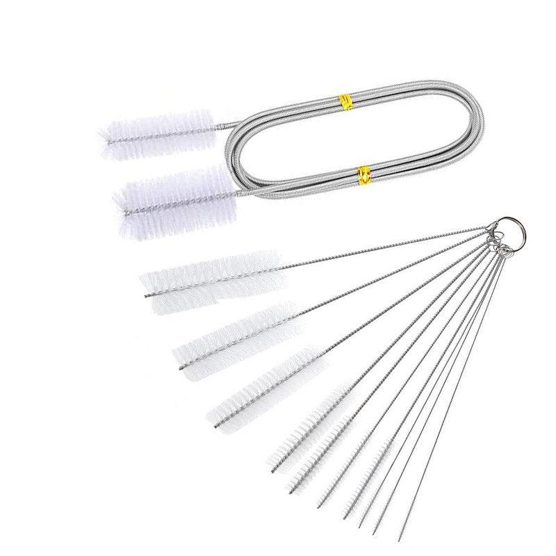 11pcs Nylon Cleaning Brush Set Waterproof Durable Kitchen Bathroom