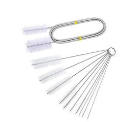 11pcs Nylon Cleaning Brush Set Waterproof Durable Kitchen Bathroom