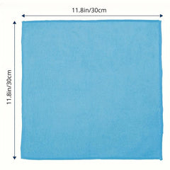 12pcs Microfiber Cleaning Cloth Absorbent Dishwashing Towel Reusable
