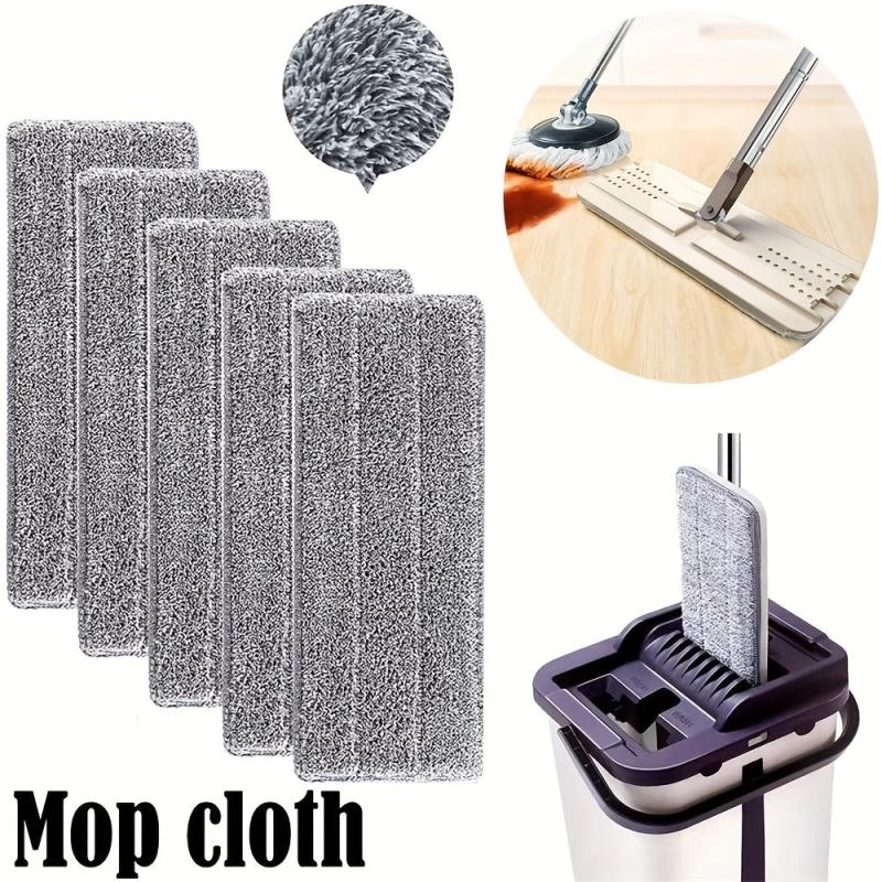 10pcs Microfiber Mops Heads Washable Reusable Cleaning Pads