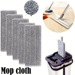 10pcs Microfiber Mops Heads Washable Reusable Cleaning Pads