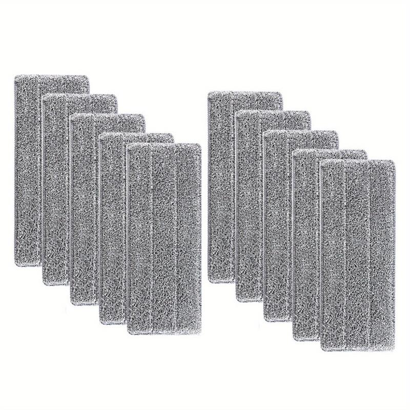 10pcs Microfiber Mops Heads Washable Reusable Cleaning Pads