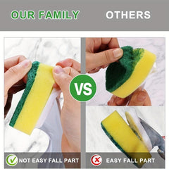 7pcs Non Scratch Dish Wand Cleaning Scrub Set
