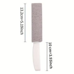 Long Handle Pumice Cleaning Brush for Grills, Tiles, and Pools