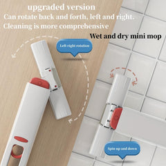 Mini Sponge Mop Handheld for Bathroom Car Window Glass Clean