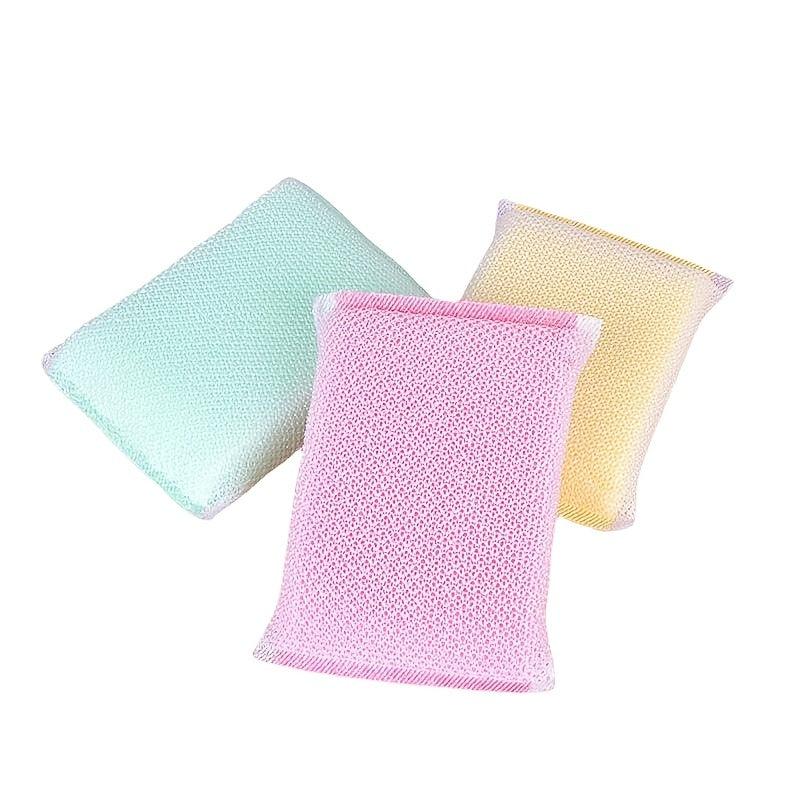 3pcs Scratch Dish Scrubbers Cleaning Pads for Stainless Steel Cookware