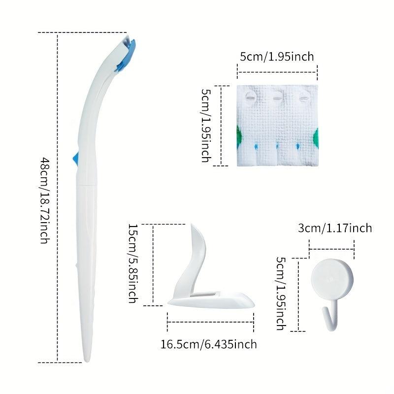 Disposable Toilet Brush With 12 Replacement Head