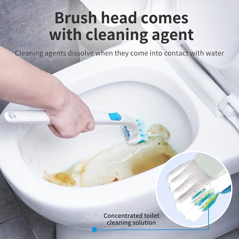Disposable Toilet Brush With 12 Replacement Head