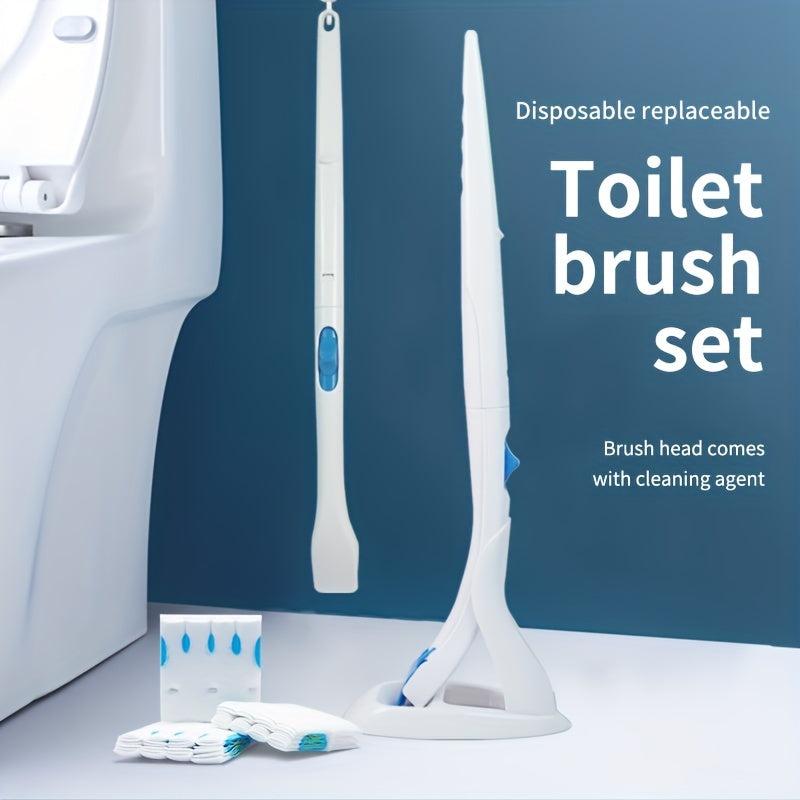 Disposable Toilet Brush With 12 Replacement Head