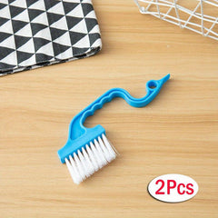 2pcs Swan Cleaning Brushes for Door Tracks Car Interiors