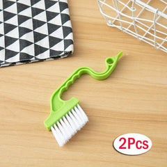 2pcs Swan Cleaning Brushes for Door Tracks Car Interiors