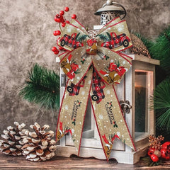 6 X 5Yard Merry Christmas Truck Tree Snowflake Ribbon