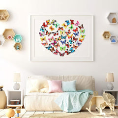 24pcs 3D LED Butterfly Night Light Sticker for Garden Backyard Party