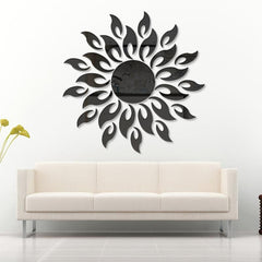 Sunflower Acrylic Mirror Wall Stickers for Living Room