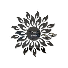 Sunflower Acrylic Mirror Wall Stickers for Living Room