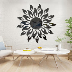 Sunflower Acrylic Mirror Wall Stickers for Living Room