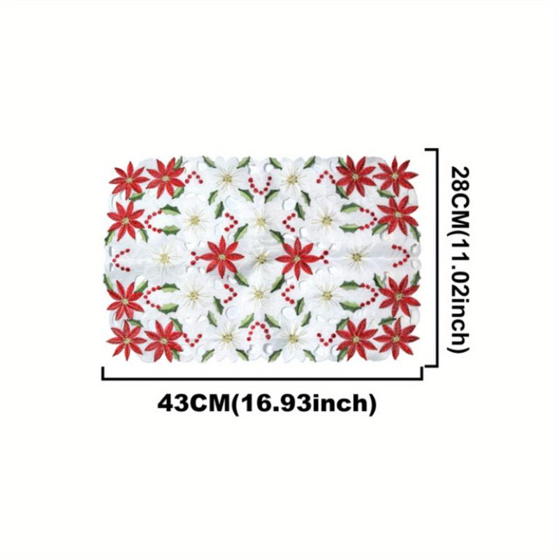 1pc Christmas Printed Tablecloth Party Table Decoration