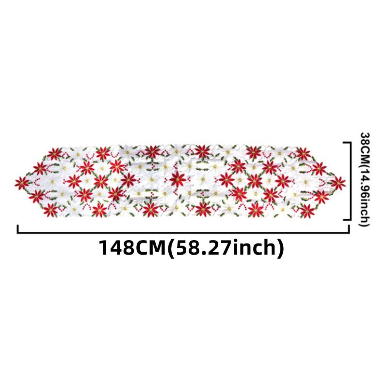 1pc Christmas Printed Tablecloth Party Table Decoration