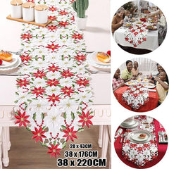 1pc Christmas Printed Tablecloth Party Table Decoration