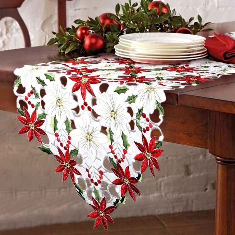 1pc Christmas Printed Tablecloth Party Table Decoration