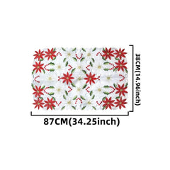 1pc Christmas Printed Tablecloth Party Table Decoration