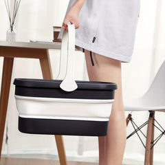 Portable Folding Bucket for Cleaning, Tourism, Outdoor Use