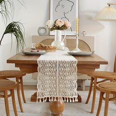 Crochet Lace Hollowed Out Small Spikes Wavy Flower Patterns Home Decor