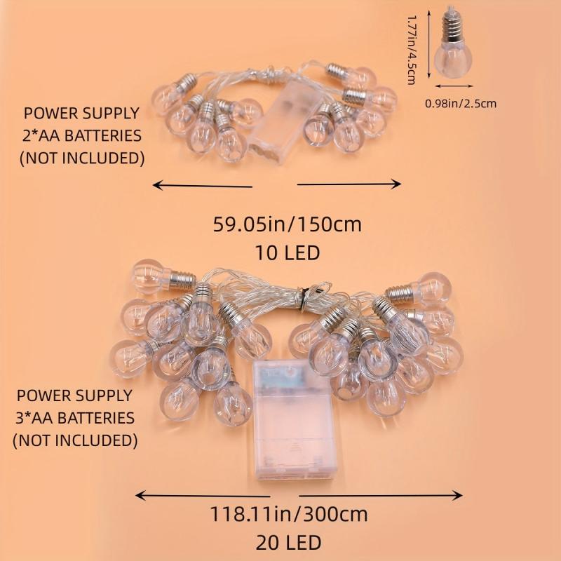 Summer Ball Light String for Home Wedding Christmas Garden Office Decor