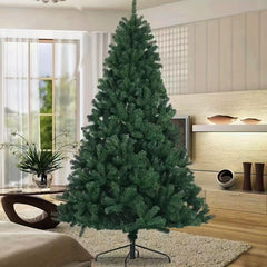 1pc Artificial Christmas Tree Spruce Hinged Xmas Tree Metal Stand Indoors&Outdoo
