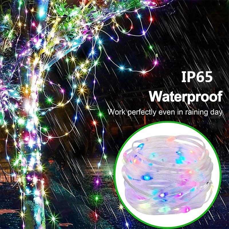 10m Smart Fairy Lights LED Lights Remote Control App Music Sync Multiple Modes