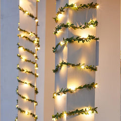 6.6ft LED Green Rattan Copper Wire Light String Wedding Decoration