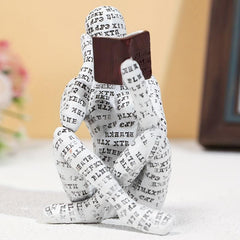 Creative Reading Women Figurine for Home and Office Decor
