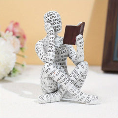 Creative Reading Women Figurine for Home and Office Decor