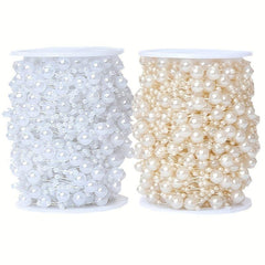 10M Pearl Connecting Line Beads Stars Floral Ornaments DIY Hair Accessories