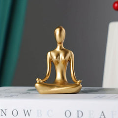Meditating Woman Yoga Decorative Ornament for Home Decor