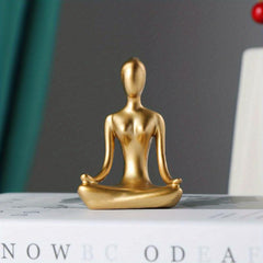 Meditating Woman Yoga Decorative Ornament for Home Decor