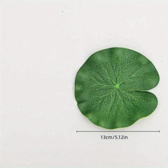 6pcs Realistic Water Lily Simulation Pond Plant for Decoration
